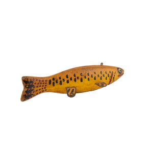 vintage wooden fish decoy