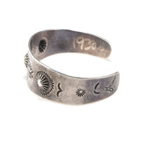 c.1930- Stamped Silver Bracelet