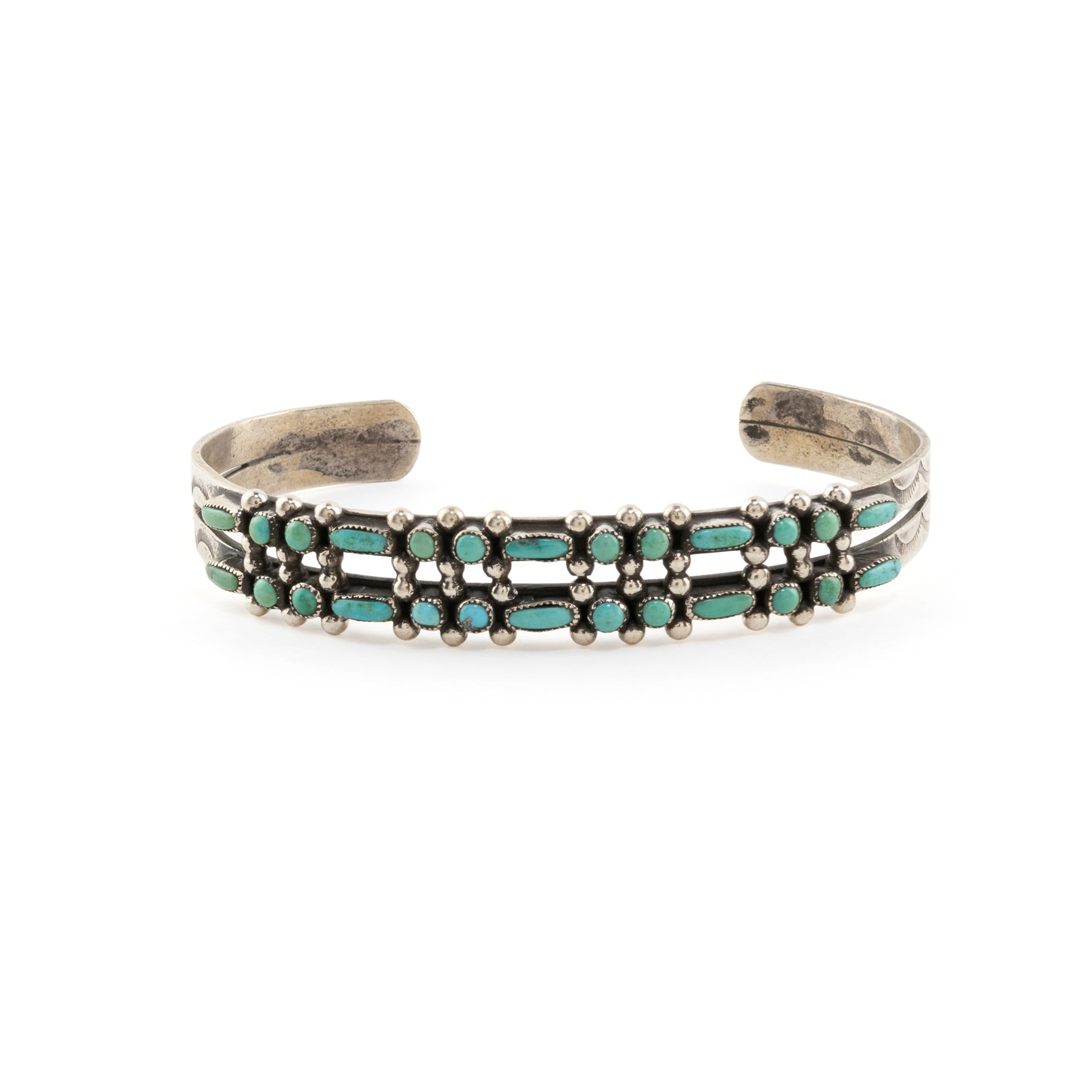 人気特価激安 26Turquoise Navajo Bracelet Peacepiece – ブレスレット・バングル