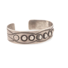 c.1940- Stamped Silver Bracelet