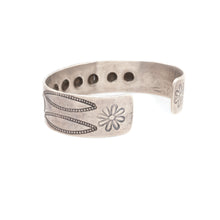 c.1940- Stamped Silver Bracelet
