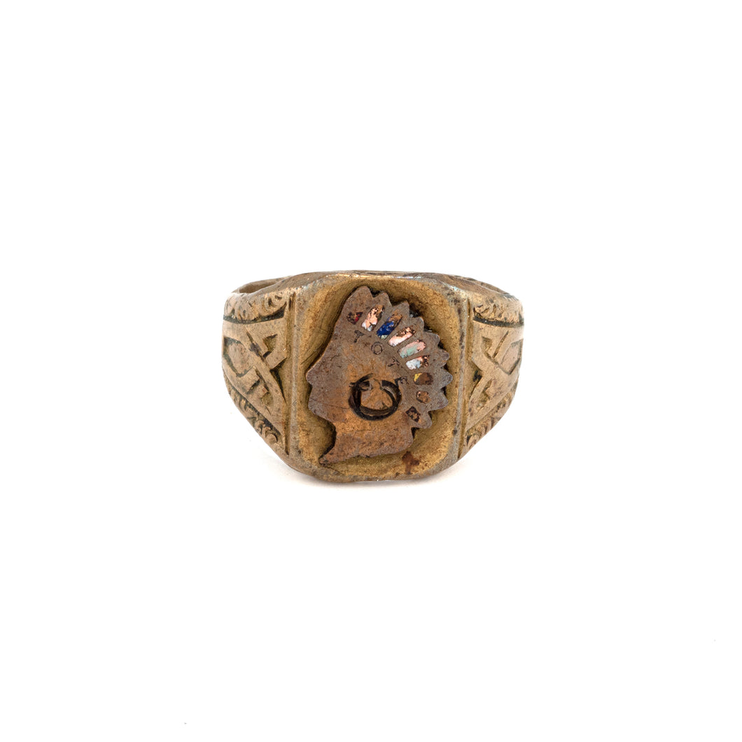 Indianpenny Brass Ring